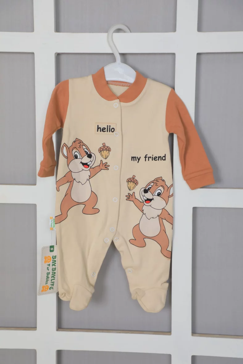Baybaylife for babies Chimp cartoon character on the onesie