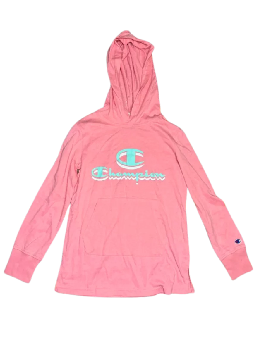 Champion Girls’ Logo Hoodie Hooded Sweatshirt