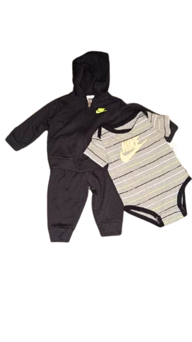 Nike baby-boys 3-piece Jacket, Pant, and Bodysuit