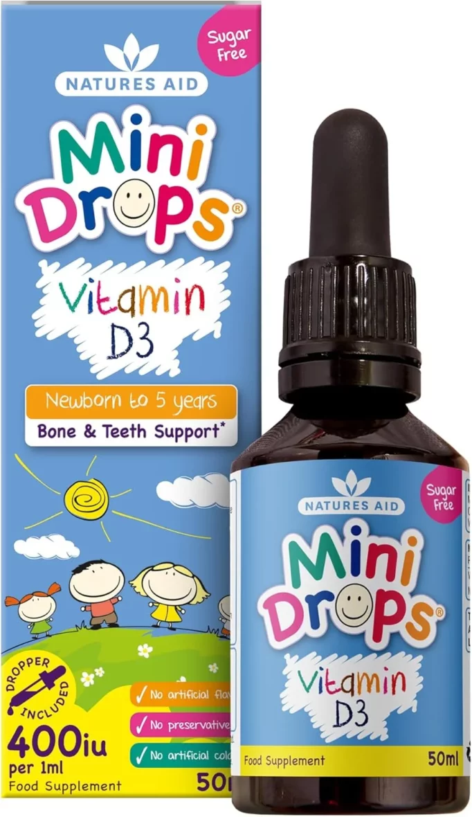 Health 200iu 50ml Vitamin D3 Drops