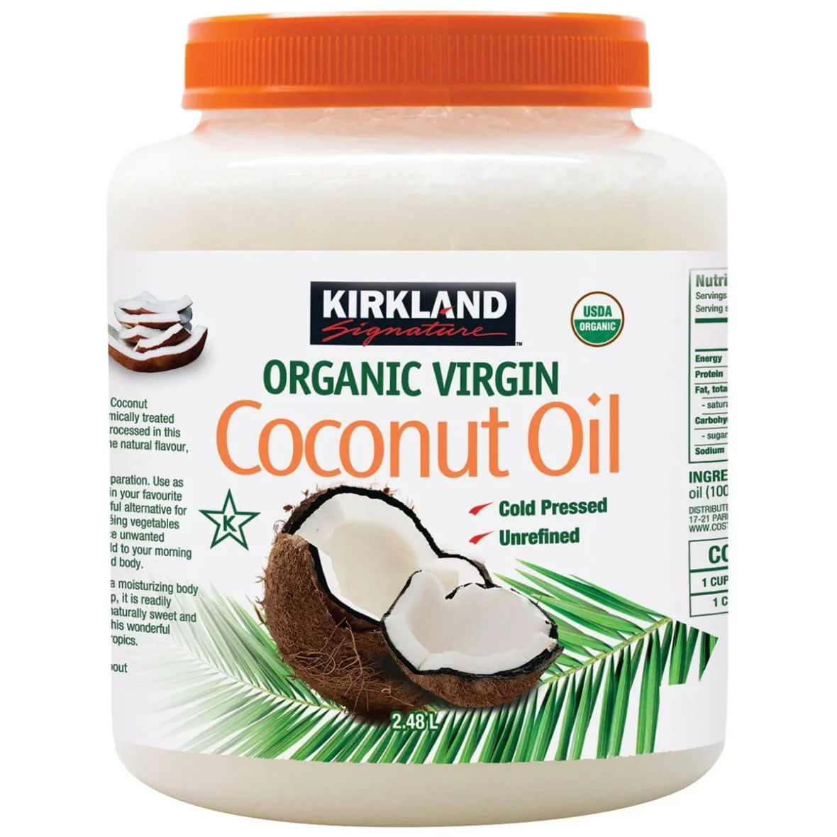 Kirkland Organic Virgin Coconut Oil